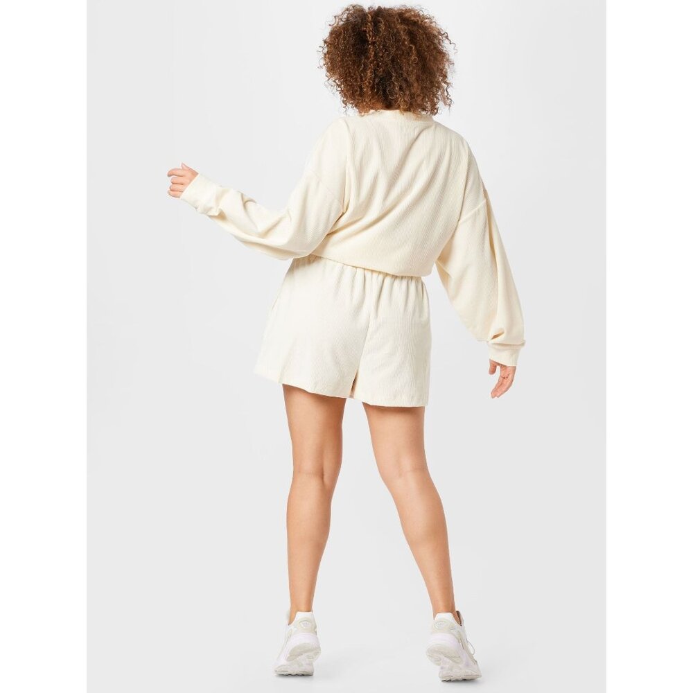 Cotton On Curve Womens Corduroy Elastic Waist Shorts - Cream, Size 14, New - Picture 3 of 13